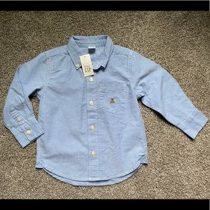 NWT Baby Gap Toddler Boys Oxford Button-Down Shirt